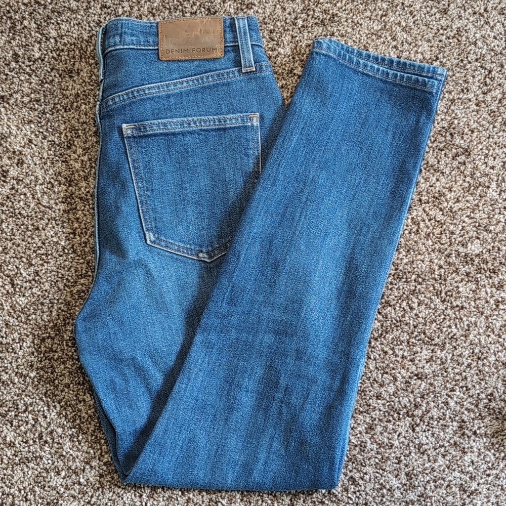 Denim Forum The Anjelica High Rise Slim Women's Jeans Size 27